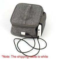 USB Heating Lunch Box Bag Electric Food Heater Oxford Cloth Portable Food Warmer Waterproof Large Capacity for Travel Office China Mainland