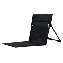 Backrest Cushion Chair with Carry Bag Portable Backrest Chair Oxford Cloth Floor Lounger Chair for Outdoor Picnic Barbecue juoda