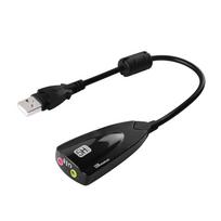 USB to 3.5mm Audio Adapter, External Stereo Sound Card, Dual TRS 3-Pole 3.5mm Headphone and Microphone Jack for PS4PS5PCLaptop, Built-in Chip,