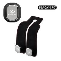 2 in 1 Car Headrest Hook Suede Rear Seat Hanging Dual Hook For Lexus IS350 ES350 IS250 IS460 IS220h IS300 LX570 UX250h