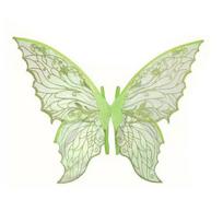Gradient Sheer Butterfly Fairy Wings Colorful Costume Wing Set Dress Up Wings  Princess Costume