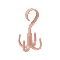 Hook Up Arched Hanger Hook Durable Bag Rack Holder Home Closet Hat Scarves Shawls Purse Handbag Organizer Storage Tie Belt Rack 3-pink