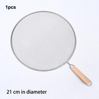 Stainless Steel Splatter Screen For Frying Pans Mesh Guard For Kitchen Cooking  Oil Splash Splatter Pot Cover 21cm