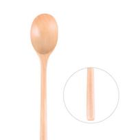 1 Piece Long Handle Wood Spoon Japanese And Korean Style Straight Handle  23.5*4cm Household Tableware 2