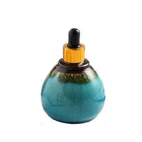 Vintage Ceramic Dropper Bottles Essential Oil Bottle Aromatherapy Diffuser Refillable Bottles rožinė