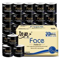 Jierou Black Face Thickened 4-Ply Toilet Paper