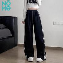 NOMe Women's American Style High-Waist Wide-Leg Pants XL