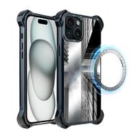 Etui Do Iphone 15 Ibizu Dropguard Ultra Z Magsafe, Noir City, Drapacze Chmur