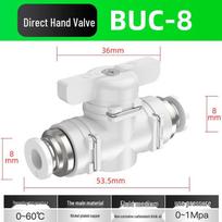 BUC Pneumatic Quick Connect Air Flow Control Valve