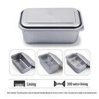 Sheng Bi Lai Disposable Double-Layer Meal Prep Containers with 2 Compartments