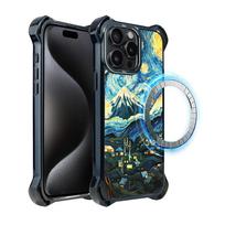 Etui Do Iphone 15 Pro, Ibizu Dropguard Ultra Z Magsafe, Van Gogh, Gwieździsta Noc