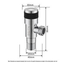 304 Stainless Steel Quick-Open Angle Stop Valve
