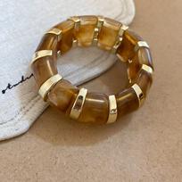 Europe American Style Elastic Bracelet Wide Exaggerated Bracelet Creative Acrylic Bangle  Gift Style 5