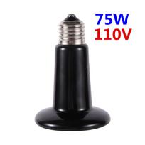 Pet Reptile Far Infrared Ceramic Heating Lamp 110V/220V Heat Emitter Light Bulb 25W 50W 75W 100W 150W 200W Animal Hatch Heating