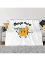 Cute Summer Juice Glass Kawaii Happy Drink T-Shirt An Ultra-Soft Micro Fleece Blanket S