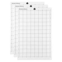 Pakaitinis pjovimo kilimėlis, skaidrus lipnus kilimėlio kilimėlis su matavimo tinkleliu 8 x 12 colių 3PCS skaidri