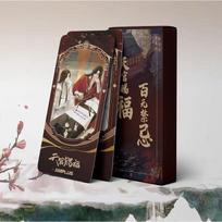 28 kortelės / dėžutė Anime Heaven oficialaus palaiminimo taro korta Tian Guan Ci Fu Xie Lian Hua Cheng rinkti kortelių dovana