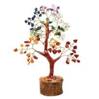7 čakrų krištolinis bonsai medis Sėkmės, turto, gerovės Reiki gydymas, teigiamos energijos dvasinė dovana 100 karoliukų