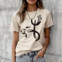 Amazigh tshirt women anime t-shirts girl graphic clothes L