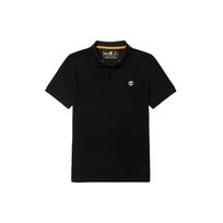 Timberland SS22 Outdoor Casual Solid Color Short Sleeve Polo Shirt Men tops Black A62T5-001 XS