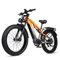 RANDRIDE YX80 2025 Electic Bike 1500W Peak E-MTB 48V20A 80KM Range M315-7 Speed & Hydraulic Brakes CST 26x4.0 Tires Lockable Suspension Fork