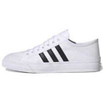 Adidas Sulankstomi Nizza Low Balti Juodi Unisex Sportbačiai Debesies Baltumo Pagrindiniai Juodi H67375 36