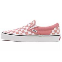 Vans Slip-On žemi sportiniai bateliai Rožinės ir baltos languotos moteriškos sportinės basutės VN000XG8B01 39