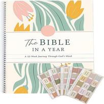 Biblija per metus: 52 savaičių Biblijos studijų vadovas moterims, Spiralinis Biblijos studijų vadovo žurnalas, Gražūs metai Biblijoje((A4 dydis) 1 vnt) 1 Pack