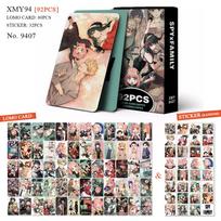 Anime Spy Family Lomo Card Postcard Toy Collection Cards with Stickers Birthday Gift