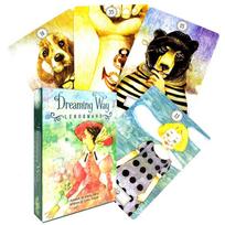 Dreaming Way Lenormand Oracle Kortos A 36 Angliškos Vizijų Pranašysčių Leidimo Rinkinys Stalo Žaidimai black