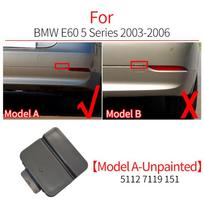 BMW E60 Automobilio Galinio Buferio Vilkimo Kablys Dangtelis Dangtelis Priekabos Dangtelis Aksesuaras Juodas Baltas BMW 5 Serijai 2003-2010 520 525 530 535i Model A Unpainted