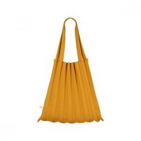 Pleatsmama Shoulder Bag Mustard Jacquard Single option orange