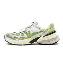 Nike V2K Run Cushioning Slip Resistant Breathable Low top Casual Running Shoes Women's Green Silver FD0736-100(Team15-) 36