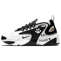 Nike Zoom 2K Synthetic Leather Cushioning Low top Casual Running Shoes Women's Black White AO0354-100(Team47-zoom) 35.5