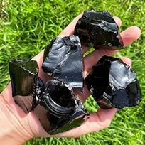 Natūralus neapdorotas obsidianas Netaisyklingas Aromaterapijos grublėtas kvarcas Gydomieji kristalai Akmenys Mineralo uolienos pavyzdys Dekora 1pc