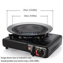 Round Iron Korean Bbq Grill Pan Bbq Non-stick Cookware Set With Stand Set tao