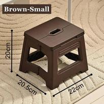 with Handle Folding Step Stool Collapsible Footstool Portable Small Bench  Camping S