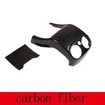 For Mercedes Benz GLC X253 2016-2025 ABS Carbon fiber Car Rear Armrest Box Air Conditioning Outlet Cover Frame Accessories