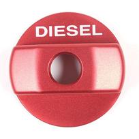 For Land Rover Defender 90 110  2004-2018 Aluminum Alloy Red Car Styling Car Fuel Cap Sticker Car Exterior Accessories raudona