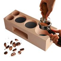 Tamper Station Multifunctional Espresso Organizer Stand Coffee Portafilter Holder Tamping Stand For Counter Home Dining Room