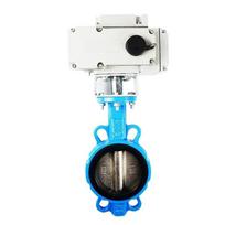 D971X-16Q Electric Butterfly Valve 220V 24V 380V Stainless Steel Switch Adjustable Type DN50 80 100 150 Adjustment switch (as the picture,220V)