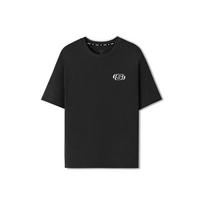 Skechers Solid Color Round Neck Drop Shoulder Breathable T-Shirt Unisex tops L226U034-0018 M
