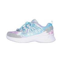 Skechers Dream Racer Comfortable Fashion Durable Shock Absorption Low Top Kids Casual Shoes Kids sneaker Blue Purple 303055L-SLLV 33