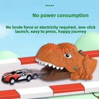 High-Quality Children'S High-Quality Car High-Quality Tunnel High-Quality Catapult High-Quality Eject High-Quality Features High-Quality Dinosaur geltona