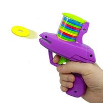 Compact size High-Quality Carrot High-Quality Flying High-Quality Disc High-Quality Launcher High-Quality Toy High-Quality Gun High-Quality Battle violetinė