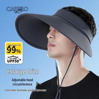 CARTELO Unisex Wide Brim Sun Protection Hat One Size
