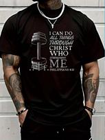 Unisex Skull-Sleeve T-Shirt with Skull and Playing Card Print S