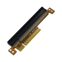 WLGQ PCI-E X8 - X16 180-degree adapter PCIe riser card PCI Express male-female riser card