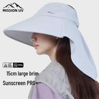 MISSION Women's Wide Brim Open-Top UV Sun Hat