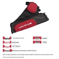 Huwairen Bird Three-Tube Quiver: Durable, Strong Oxford Material for Back or Hanging Carrying.